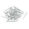 RATCHROLL 50 Pcs Open End Large Flange Blind Rivets 4mm