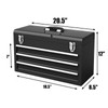 IRONMAX Portable Tool Box, 20.5’’ Lockable Steel Tool Chest Cabinet