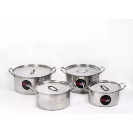 Kitchen Spot Stock Pot 4 Cacerolas Budineras Acero Inox 4 6 8 10 Shallow