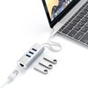 SATECHI Hub Type-C 3xUSB&Ethernet Silver