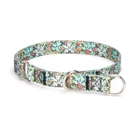Bbmmayy No Pull Martingale Dog Collar, Slip Collar with Stop Ring for Small, Medium, Large Dogs, Love Hearts Pattern (NO25, S)