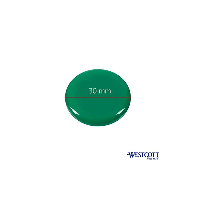 Westcott E-10821 00 Holding Magnets Pack of 10 30 mm