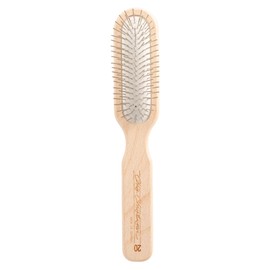 Chris Christensen 20 mm Oblong Pin Dog Brush, Original Series, Groom Like a Professional, Stainless Steel Pins, Lightweight Beech Wood Body, Ground and Polished Tips