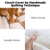 FUNNY FUZZY Couch Cover Protector for Dogs Washable Pet Bed
