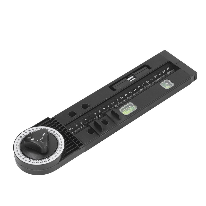Woodworking Protractor Tool with Spirit Level Gauge Angle Finder Protractor