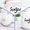 Swetwiny Ceramic Sugar Bowl with Lid and Spoon, 12 Ounces