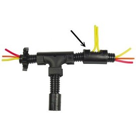 Pico 5107A 1/2" ID Convoluted Tubing (Split Loom) Outlet Fitting/Connector 25 per Package