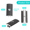 Pack of 100 Aluminium Alloy Patio Clips Fixing Clips Hidden