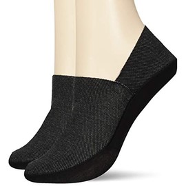 GUNZE Tuche TQN834 Foot Cover Socks, Super Deep Footwear, For Sneakers, Arch Support, Same Color, Set of 2 Pairs