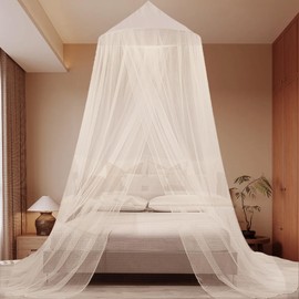 Xiujuers Mosquito Net Bed, 250 x 1100 x 60 cm, Mosquito Net Double Bed, Fine Mesh Bed Canopy, Mosquito Net, Fly Net, Bed, Canopy Bed, Curtains, Hanging Bed Mosquito Net for Camping, Home, Baby Cots