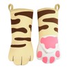Mittens Potholder Cat Oven Mitts Baking Gloves 1 Pair Heat