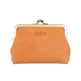 Nafka NFK-72005 Women's Wallet, Genuine Leather, Mostro Leather, Thin Pocket, Bifold Wallet, Made in Japan, yellow