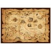 WOLADA Pirate Treasure Map Backdrop 7x5FT 12448