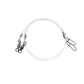 Berkley Fluo Pike Leaders - 1.1mm 40cm - Clear - Pack of 2 - 1536555