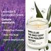 Shqiueos Pickleball Gifts for Women Men Lavender Scented Candle 7oz