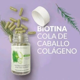 Cap Biotina Cola De Caballo Colágeno Protección Cabello Blen                                                                                          