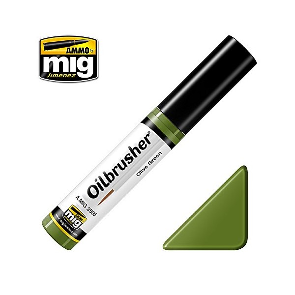 Ammo MIG-3505 Olive Green Oil Brush