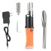 Cordless Electric Fish Scaler Tools,Built-in 12v Rechargeable Battery,2 Cutter Heads,Two-way
