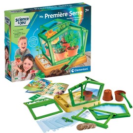 Clementoni - My First Greenhouse: Botany Kit, Greenhouse, Children, 7+ Botany Enthusiasts, Unisex, Kid, Basic Scientific Competence in Botany