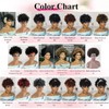 Mayouda Short Omber Grey Headband Wig for Black Women with