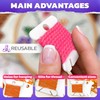 240 Pcs Embroidery Floss Bobbins - Sturdy Plastic Tangle-Free Design