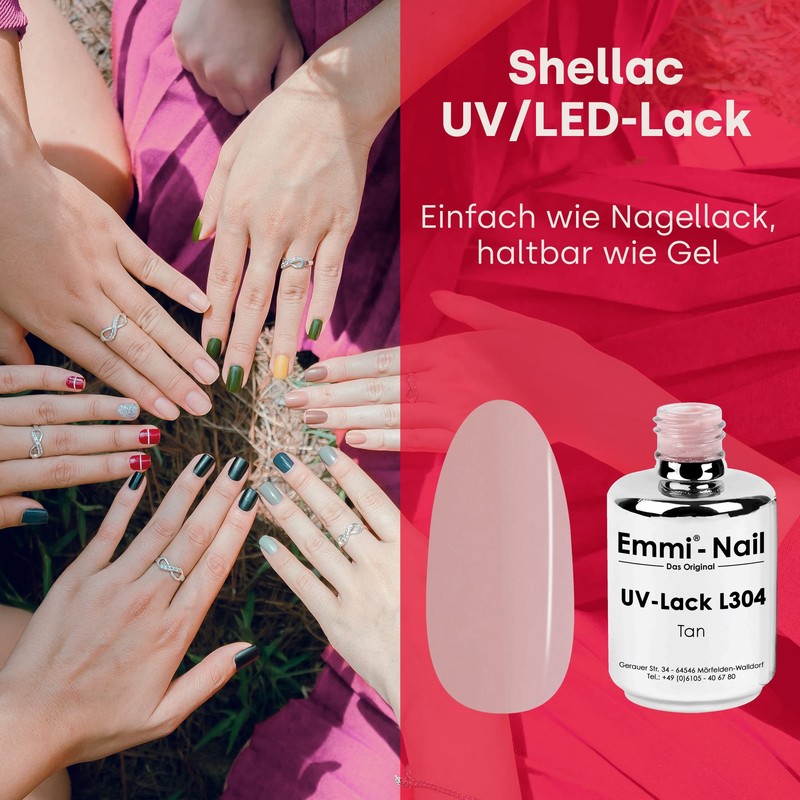 Emmi-Nail UV Nail Polish – Tan – 15ml/0.5oz