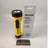 Westward Industrial Handheld 2D Flashlight Work Light, Yellow, Incandescent