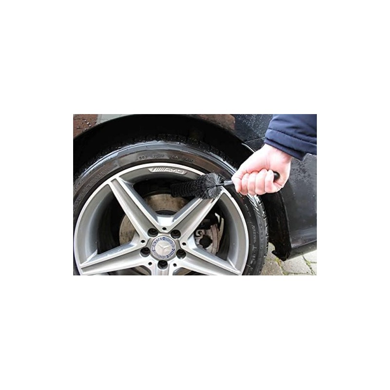 Vikan 525052 Alloy Wheel Brush. Soft Natural Filaments Chemical Resistant