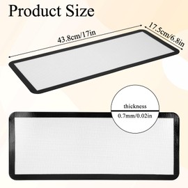 10 Pcs Medium Silicone Mats Compatible with Harvest Right Freeze Dryer Silicone Mats Reusable Baking Sheet Durable Easy Clean No Stick Trays Drying Liners for Kitchen, Gray, M - Medium