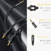 SOLMIMI 2.4m 3.5mm Stereo Mini Plug to 2RCA Converter Cable
