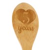 5th Anniversary Engraved Wooden Spoon Gift Baking Spoon 5 Years