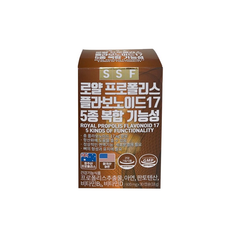 Sunsu Food 순수식품 로얄 프로폴리스 플라보노이드 17 5종 복합 기능성