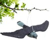 MOVKZACV Garden Simulation Bird Decoration Realistic Lifelike Flying Hawk Fake Bird Hunting Decoy Scarer