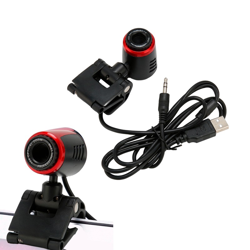USB2.0 with MIC HD Webcam Web Camera Cam 360 Degree