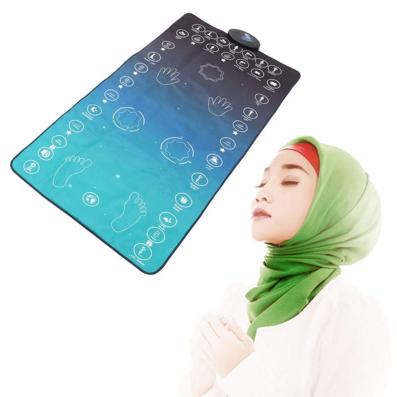 Electronic Muslim Prayer Mat 7 Languages Smart Touch Sensitive Educational