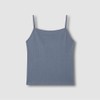 JAJU [JAJU] Yeo Pointelle Sleeveless Lounge T-Shirt_Blue Grey