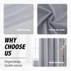 Anytime Home Curtains Blackout and Sheer Layered Solid Window Curtain