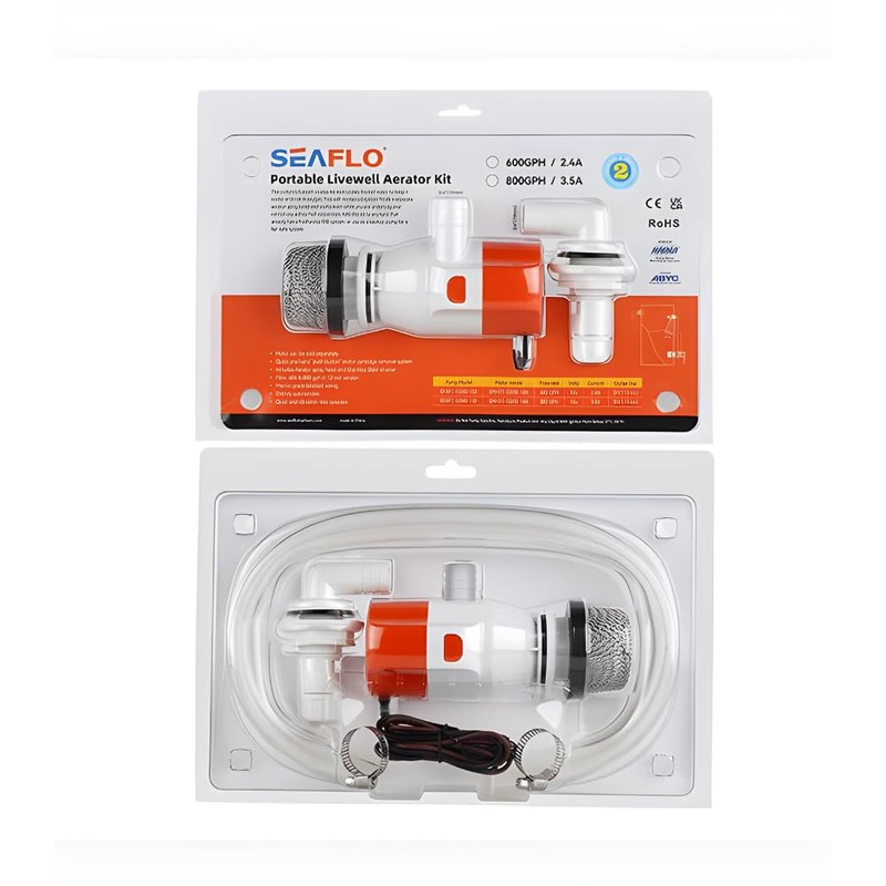 SEAFLO LIVEWELL AERATOR KIT FOR MARINE/FRESHWATER SYTEM/LIVEWELL