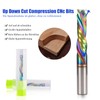 CNC Milling Cutter 2 Flute Compression Milling Cutter 8 mm