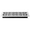 Decor Grates S614W-WH 6" by 14" Painted Wall Register, White