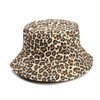 Camelliass Women Leopard Print Bucket Hat Summer Reversible Sun Hat