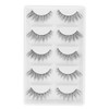 FOMIYES 3pcs Long False Lashes Makeup Eyelashes Fake Eyelash Cluster