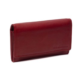 The Chesterfield Brand Montreal RFID Leather Wallet 18 cm, red, Modern