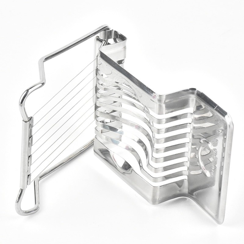 Eierschneider Edelstahl, Eischneidewerkzeug, Eierharfe, Eierpiekser, Kartoffelschneider, Wachteleierschere, Egg Slicer, Profi