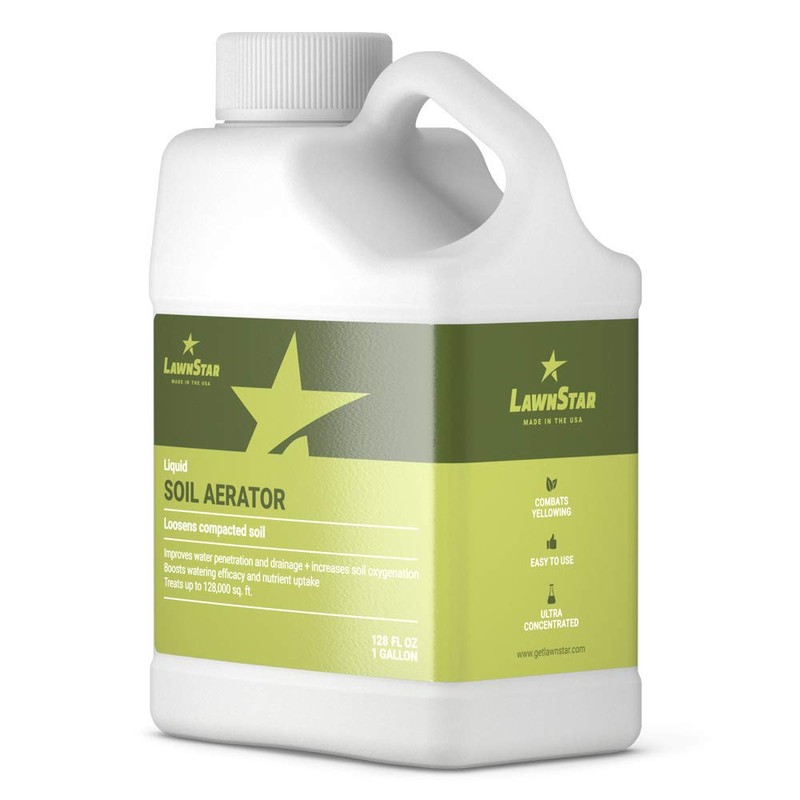 Liquid Lawn Aerator (1 Gallon) - Loosens & Conditions Compacted