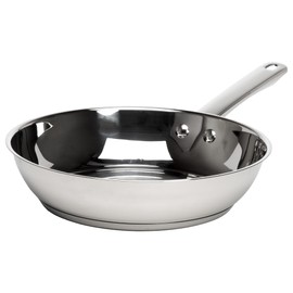 Ecolution Classic Stainless Steel Fry Pan, Professional Quality Sauté, Encapsulated Base, Comfort Grip Riveted Handles, All Cooktop Safe, Oven Safe, Dishwasher Safe, 9.5-Inch