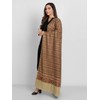 Zamour Women's Kullu Striped Himachali Mountain Meditation Woolen Shawl Stole