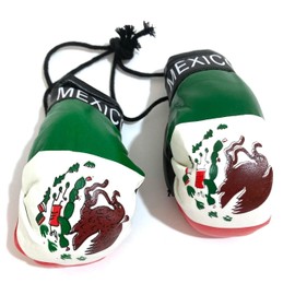 Mexico flag Boxing Glove Mexican flag decoration car accessories hanging rearview mirror decor