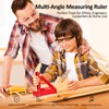 Mini 3D Multi-Angle Measuring Square Ruler, WT102C High Precision Hole