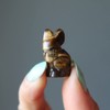 Satin Crystals Tigers Eye Cat 1" Miniature Animal Double